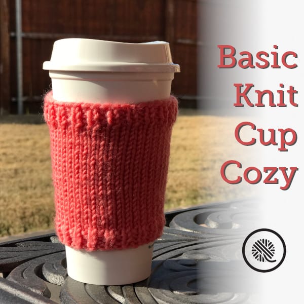 Basic Knit Cup Cozy | Needle