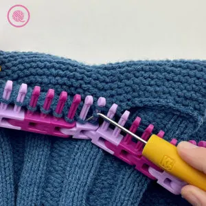 loom knit seaming bind off