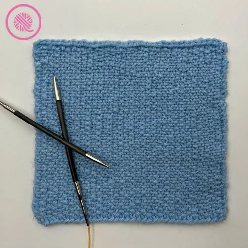 Linen Square blanket pattern -needle knit the linen stitch 
