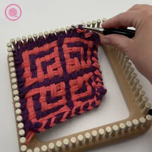 potholder bind off