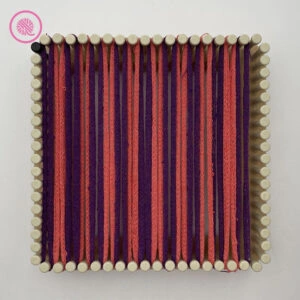 radiating boxes potholder warp setup
