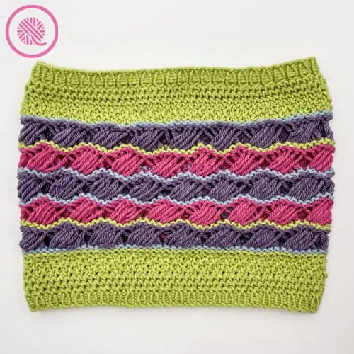 multicolor skinny retreat cowl