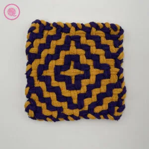 woven twill step diamond potholder back