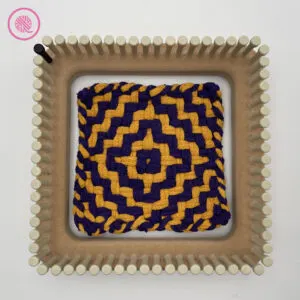 woven twill step diamond potholder