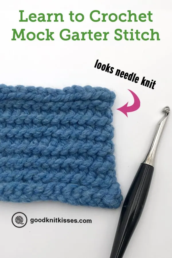 mock garter stitch pin image
